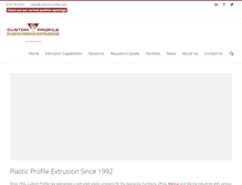 Tablet Screenshot of custom-profile.com